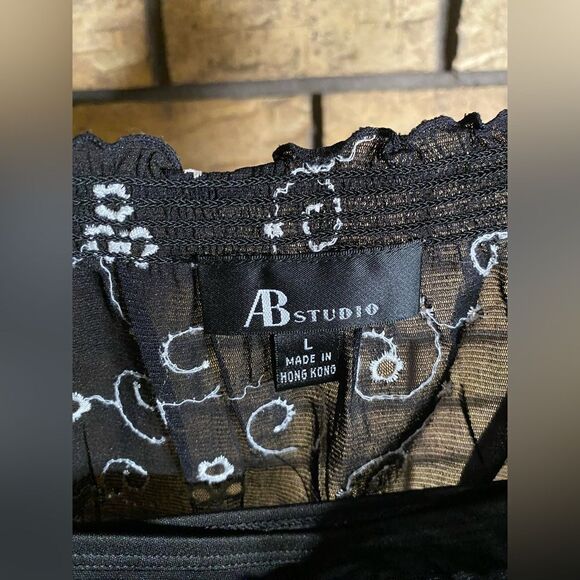 ‎Ab studio sheer top - Picture 2 of 5